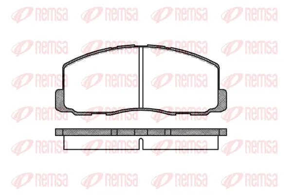 Brake Pad Set, disc brake (0188 00)