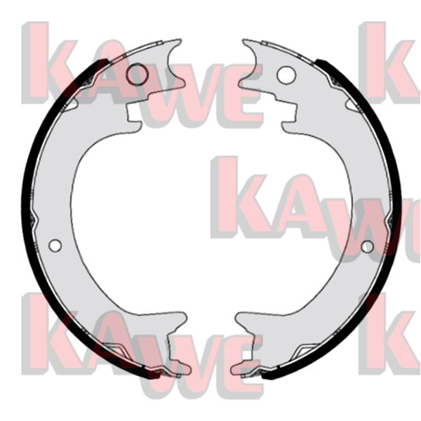 Brake Shoe Set, parking brake (01198)