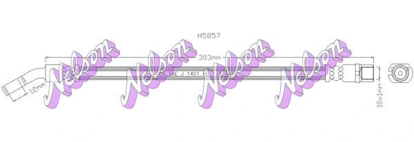 Brake Hose (H5857)