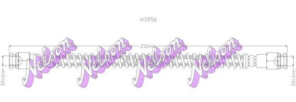 Brake Hose (H3956)