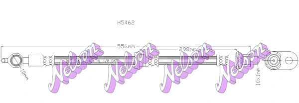 Brake Hose (H5462)