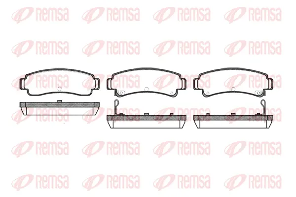 Brake Pad Set, disc brake (0302 12)