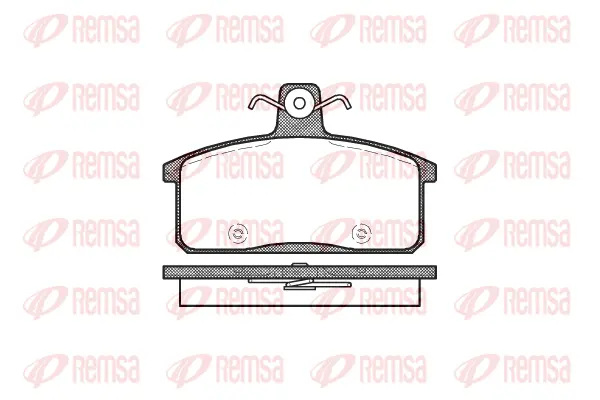 Brake Pad Set, disc brake (0128 50)