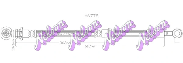 Brake Hose (H6778)