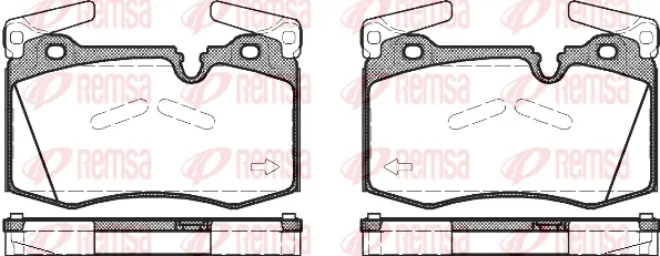 Brake Pad Set, disc brake (1374 00)