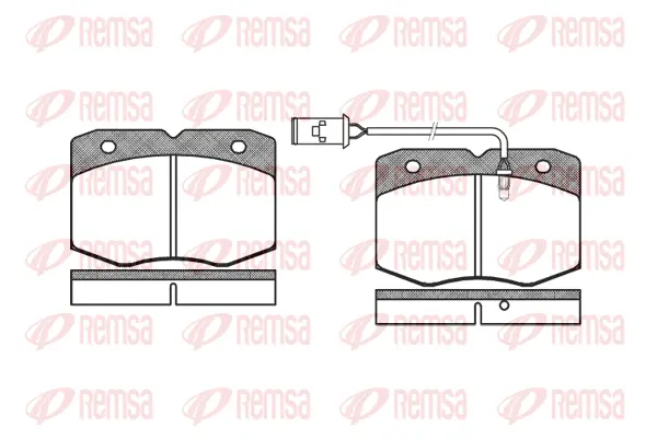 Brake Pad Set, disc brake (0435 02)