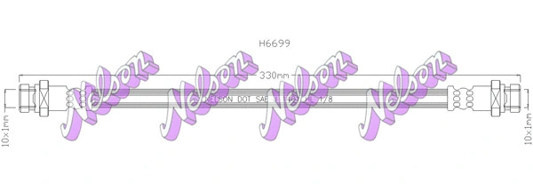 Brake Hose (H6699)