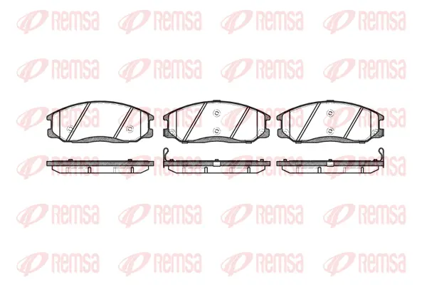 Brake Pad Set, disc brake (0771 02)