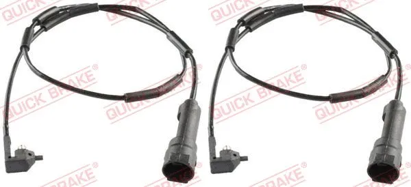Warning Contact, brake pad wear (WS0129A)
