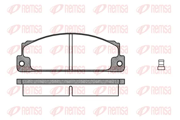 Brake Pad Set, disc brake (0022 02)