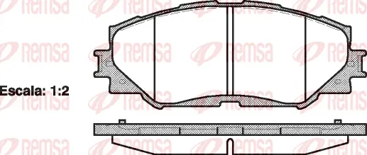 Brake Pad Set, disc brake (1232 00)