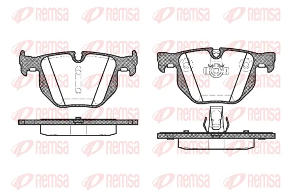 Brake Pad Set, disc brake (0381 60)