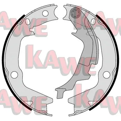 Brake Shoe Set, parking brake (09430)