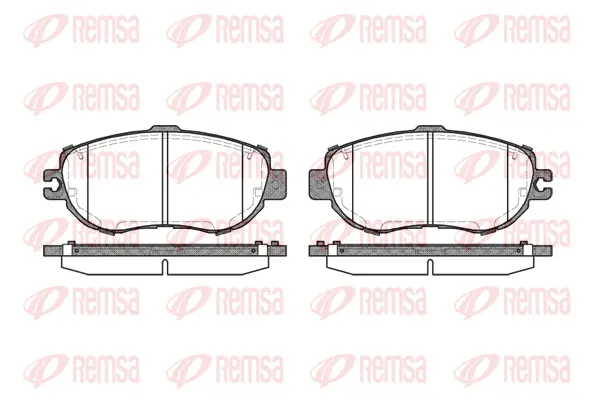 Brake Pad Set, disc brake (0456 00)