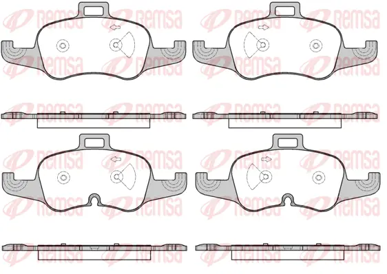 Brake Pad Set, disc brake (1653 00)