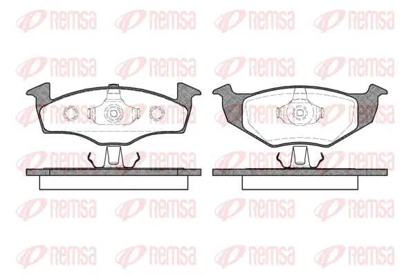 Brake Pad Set, disc brake (0609 10)