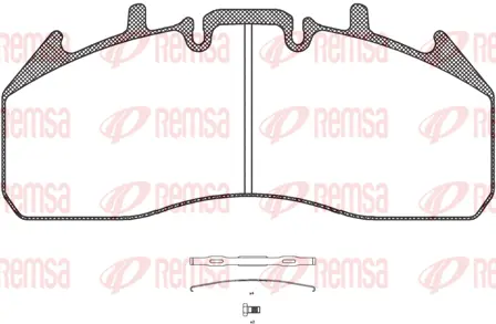 Brake Pad Set, disc brake (JCA1257.00)