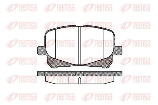 Brake Pad Set, disc brake (0621 10)
