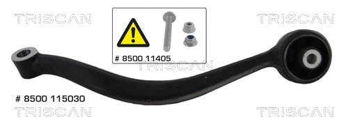Control/Trailing Arm, wheel suspension (8500 115030)