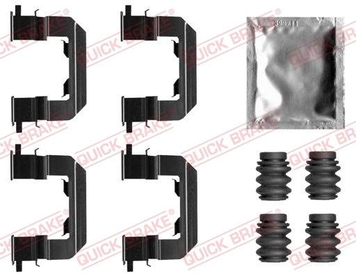 Accessory Kit, disc brake pad (109-0019)