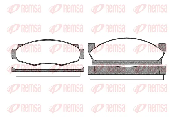 Brake Pad Set, disc brake (0553 00)