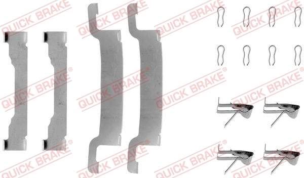Accessory Kit, disc brake pad (109-1192)