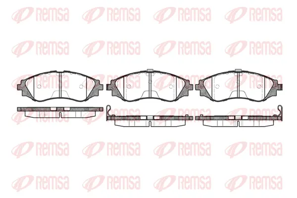 Brake Pad Set, disc brake (0645 12)