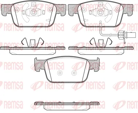 Brake Pad Set, disc brake (1692 01)