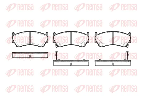 Brake Pad Set, disc brake (0592 02)