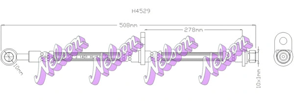 Brake Hose (H4529)