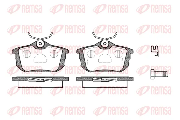 Brake Pad Set, disc brake (0605 12)