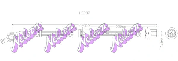 Brake Hose (H3937)