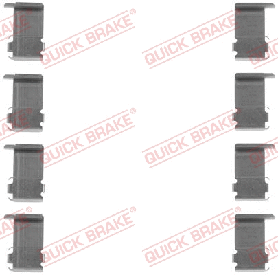 Accessory Kit, disc brake pad (109-1162)
