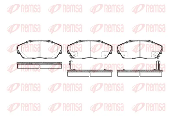 Brake Pad Set, disc brake (0323 02)