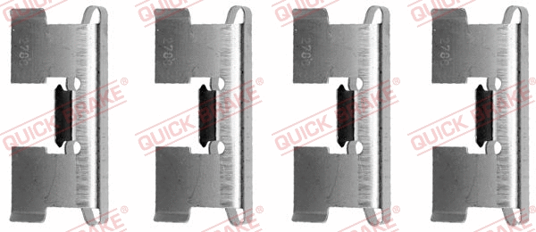 Accessory Kit, disc brake pad (109-1019)