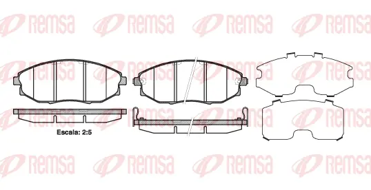 Brake Pad Set, disc brake (1223 02)