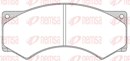 Brake Pad Set, disc brake (JCA277.00)