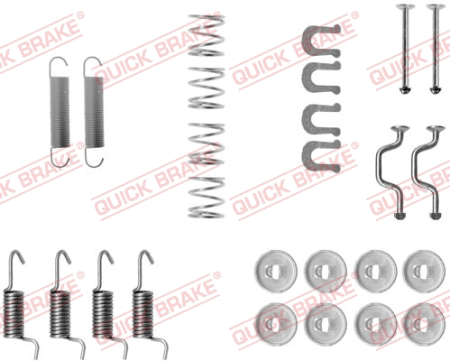 Accessory Kit, parking brake shoes (105-0810)