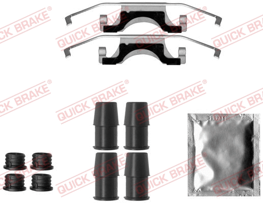Accessory Kit, disc brake pad (109-1843)