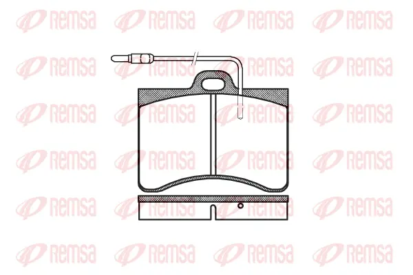 Brake Pad Set, disc brake (0086 04)