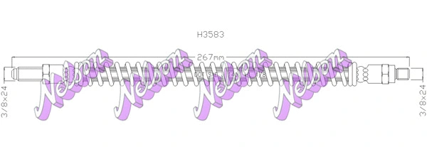 Brake Hose (H3583)