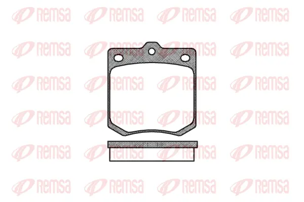 Brake Pad Set, disc brake (0074 00)