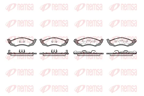 Brake Pad Set, disc brake (0568 02)