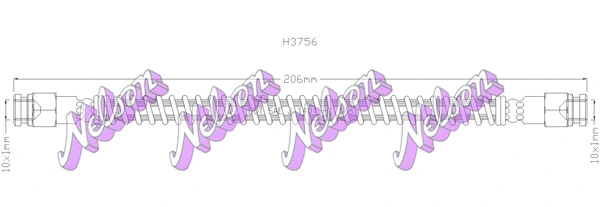 Brake Hose (H3756)