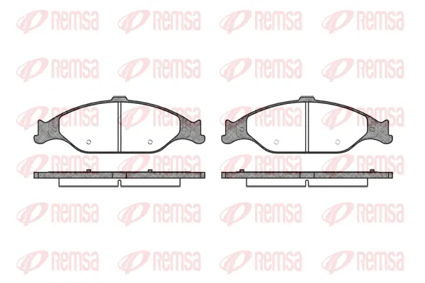 Brake Pad Set, disc brake (0760 00)