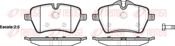 Brake Pad Set, disc brake (1277 00)