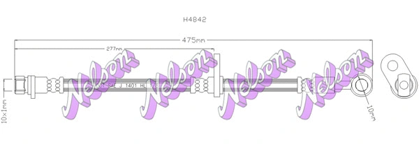 Brake Hose (H4842)