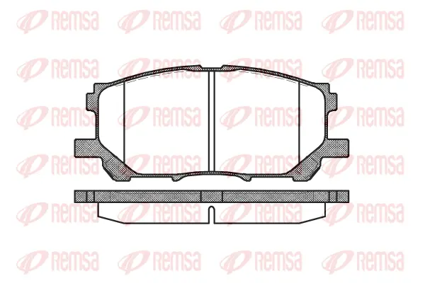 Brake Pad Set, disc brake (1039 00)