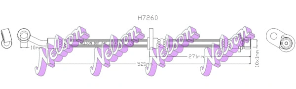 Brake Hose (H7260)