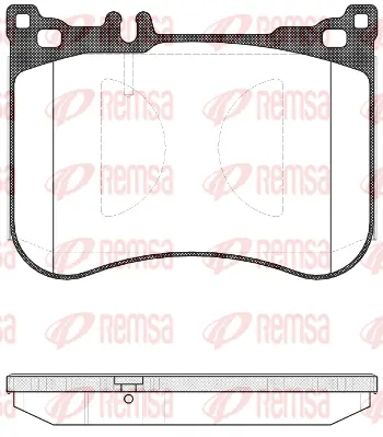 Brake Pad Set, disc brake (1534 00)